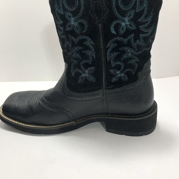 Ariat Leather Embroidered Western Cowboy Boots Style 100005912 Size 9 Women’s - Picture 10 of 16